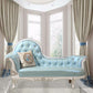 Modern Glam Upholstered Chaise Lounge Couch Rolled Arms Chaise Green Left-Arm Chaise Clearhalo 'Chairs & Seating' 'Chaise Lounge' 'chaise_lounge' 'furn' 'furn_chaise_lounge' 'Furniture' 'Living Room Furniture' 7386031