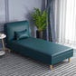 Modern 3-Position Armless Chaise Lounge Couch Fabric/Faux Leather Chaise Green Clearhalo 'Chairs & Seating' 'Chaise Lounge' 'chaise_lounge' 'furn' 'furn_chaise_lounge' 'Furniture' 'Living Room Furniture' 7386043