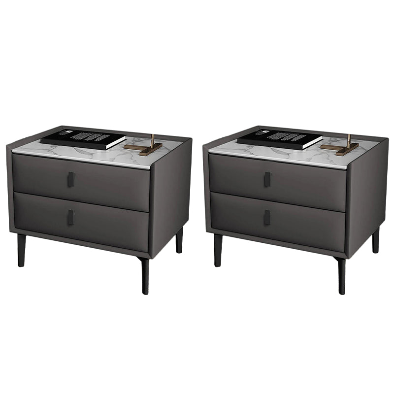 2 tiroirs Accent Contemporain Table table de nuit