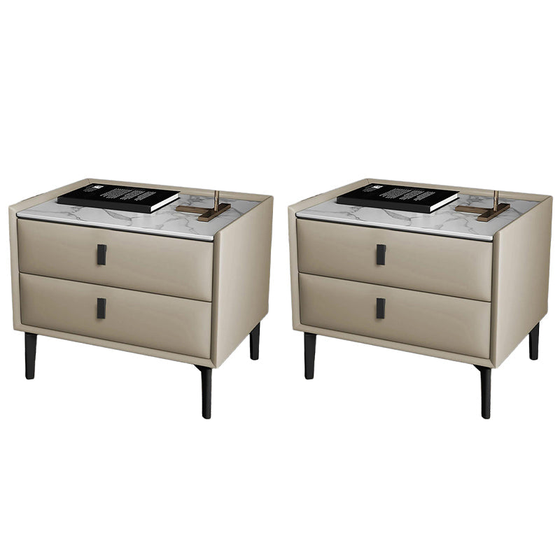 2 tiroirs Accent Contemporain Table table de nuit