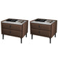 2 tiroirs Accent Contemporain Table table de nuit
