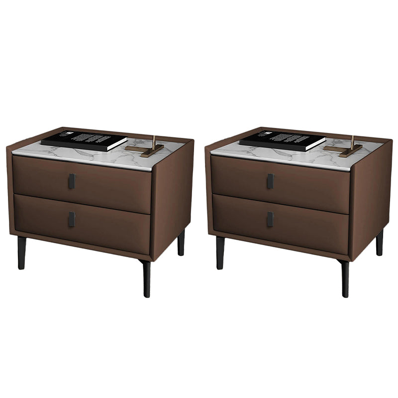 2 tiroirs Accent Contemporain Table table de nuit