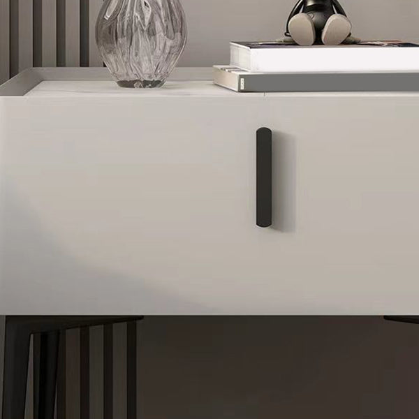 Contemporary 1 Drawer Accent Table Nightstand Antique Finish Bed Nightstand Clearhalo 'Bedroom Furniture' 'furn' 'furn_night_stand' 'Furniture' 'night_stand' 'Nightstands' 7386319
