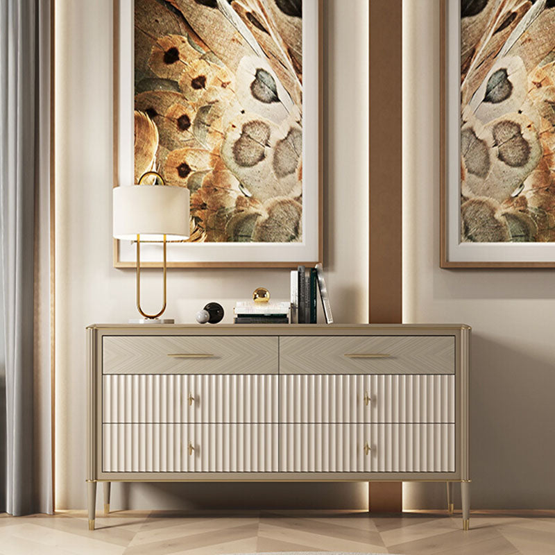 Tocina de almacenamiento de madera de doble tocador doble horizontal para casa