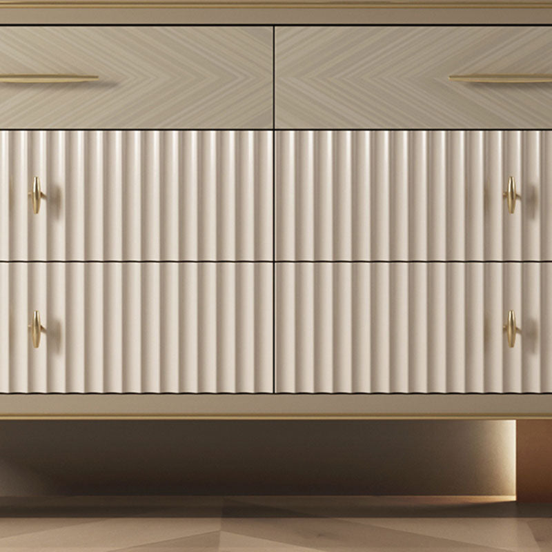 Tocina de almacenamiento de madera de doble tocador doble horizontal para casa