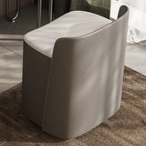 Minimalism Solid Wood Makeup Vanity Desk Lighted Mirror Dressing Table Stool Set