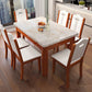 Rectangle Dining Room Dinner Kitchen Table Modern Dining Table Brown Without Chairs Clearhalo 'Dining Tables & Seating' 'Dining Tables' 'dining_table' 'furn' 'furn_dining_table' 'Furniture' 'Kitchen & Dining Furniture' 7387432