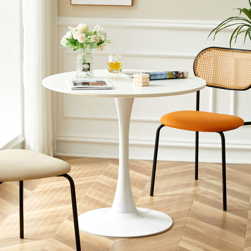 Modern Wood Dining Table Tulip Base Geometric Table for Dining Room Clearhalo 'Dining Tables & Seating' 'Dining Tables' 'dining_table' 'furn' 'furn_dining_table' 'Furniture' 'Kitchen & Dining Furniture' 7387440