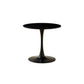 Modern Wood Dining Table Tulip Base Geometric Table for Dining Room Round Black Clearhalo 'Dining Tables & Seating' 'Dining Tables' 'dining_table' 'furn' 'furn_dining_table' 'Furniture' 'Kitchen & Dining Furniture' 7387441