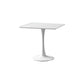 Modern Wood Dining Table Tulip Base Geometric Table for Dining Room Square White Clearhalo 'Dining Tables & Seating' 'Dining Tables' 'dining_table' 'furn' 'furn_dining_table' 'Furniture' 'Kitchen & Dining Furniture' 7387442