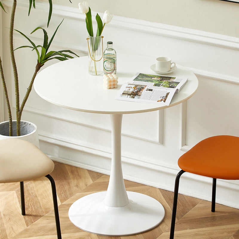 Modern Wood Dining Table Tulip Base Geometric Table for Dining Room Clearhalo 'Dining Tables & Seating' 'Dining Tables' 'dining_table' 'furn' 'furn_dining_table' 'Furniture' 'Kitchen & Dining Furniture' 7387443