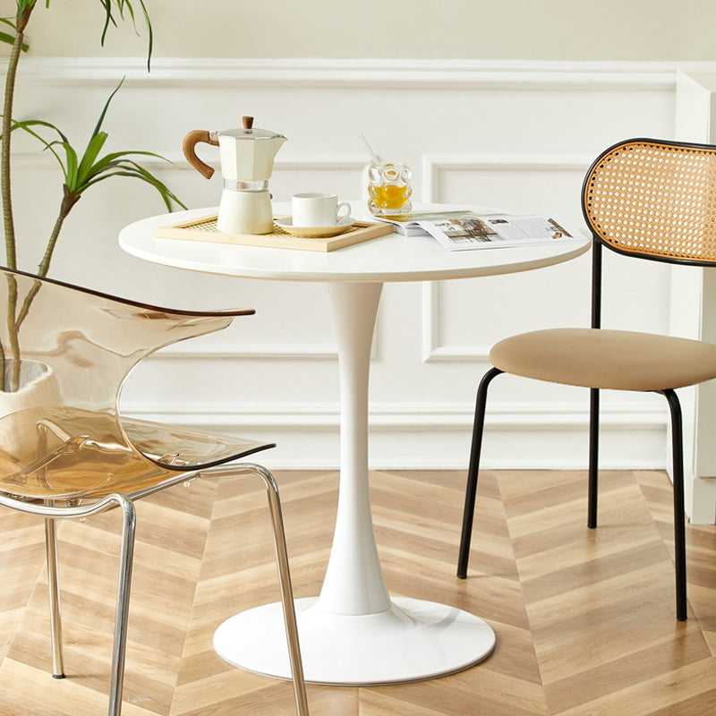 Modern Wood Dining Table Tulip Base Geometric Table for Dining Room Clearhalo 'Dining Tables & Seating' 'Dining Tables' 'dining_table' 'furn' 'furn_dining_table' 'Furniture' 'Kitchen & Dining Furniture' 7387445