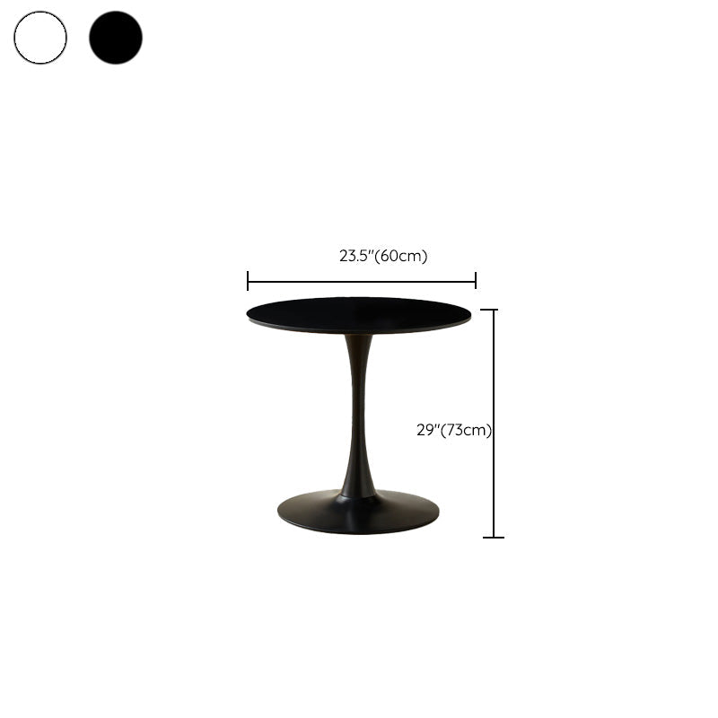 Modern Wood Dining Table Tulip Base Geometric Table for Dining Room Clearhalo 'Dining Tables & Seating' 'Dining Tables' 'dining_table' 'furn' 'furn_dining_table' 'Furniture' 'Kitchen & Dining Furniture' 7387450