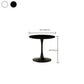Modern Wood Dining Table Tulip Base Geometric Table for Dining Room Clearhalo 'Dining Tables & Seating' 'Dining Tables' 'dining_table' 'furn' 'furn_dining_table' 'Furniture' 'Kitchen & Dining Furniture' 7387453
