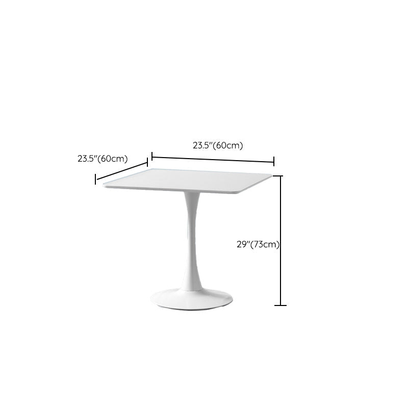 Modern Wood Dining Table Tulip Base Geometric Table for Dining Room Clearhalo 'Dining Tables & Seating' 'Dining Tables' 'dining_table' 'furn' 'furn_dining_table' 'Furniture' 'Kitchen & Dining Furniture' 7387454