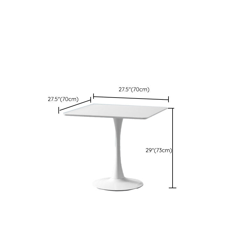 Modern Wood Dining Table Tulip Base Geometric Table for Dining Room Clearhalo 'Dining Tables & Seating' 'Dining Tables' 'dining_table' 'furn' 'furn_dining_table' 'Furniture' 'Kitchen & Dining Furniture' 7387455