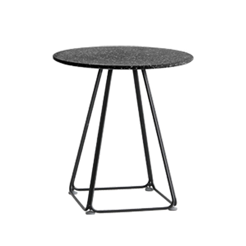 Modern Stone Geometric Dining Table Metal Base for Dining Room Clearhalo 'Dining Tables & Seating' 'Dining Tables' 'dining_table' 'furn' 'furn_dining_table' 'Furniture' 'Kitchen & Dining Furniture' 7387465