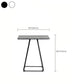 Modern Stone Geometric Dining Table Metal Base for Dining Room Clearhalo 'Dining Tables & Seating' 'Dining Tables' 'dining_table' 'furn' 'furn_dining_table' 'Furniture' 'Kitchen & Dining Furniture' 7387477