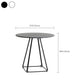 Modern Stone Geometric Dining Table Metal Base for Dining Room Clearhalo 'Dining Tables & Seating' 'Dining Tables' 'dining_table' 'furn' 'furn_dining_table' 'Furniture' 'Kitchen & Dining Furniture' 7387480