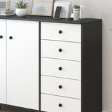 Armadio in legno fabbricato mobile moderno accento con porta e cassetto