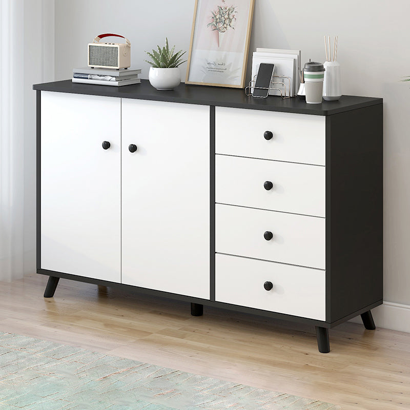 Armadio in legno fabbricato mobile moderno accento con porta e cassetto