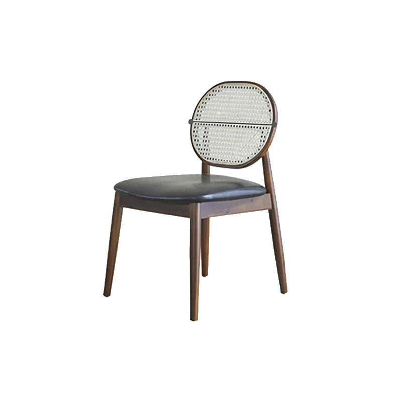 Chaise latéral de style industriel chaise de salle à manger côté cadre en bois pour salle à manger