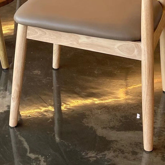 Industriële stijl zijstoel houten frame zijkant eetstoel voor eetkamer