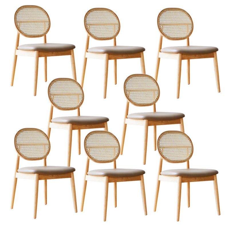 Chaise latéral de style industriel chaise de salle à manger côté cadre en bois pour salle à manger