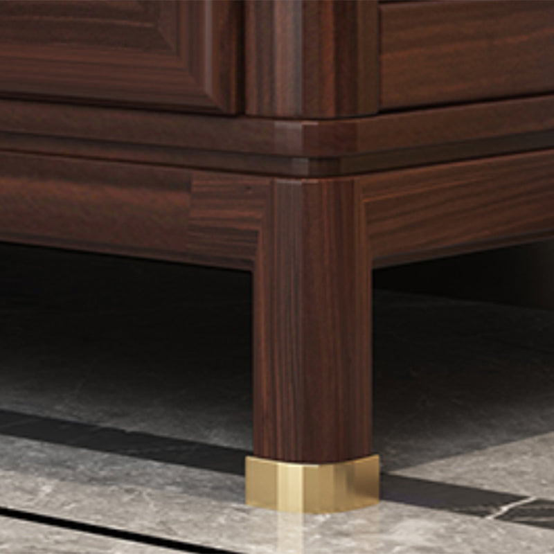 Server a buffet in legno a buffet contemporaneo con cassetti per sala da pranzo