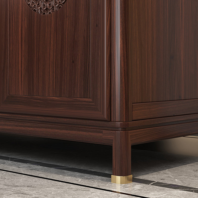 Server a buffet in legno a buffet contemporaneo con cassetti per sala da pranzo