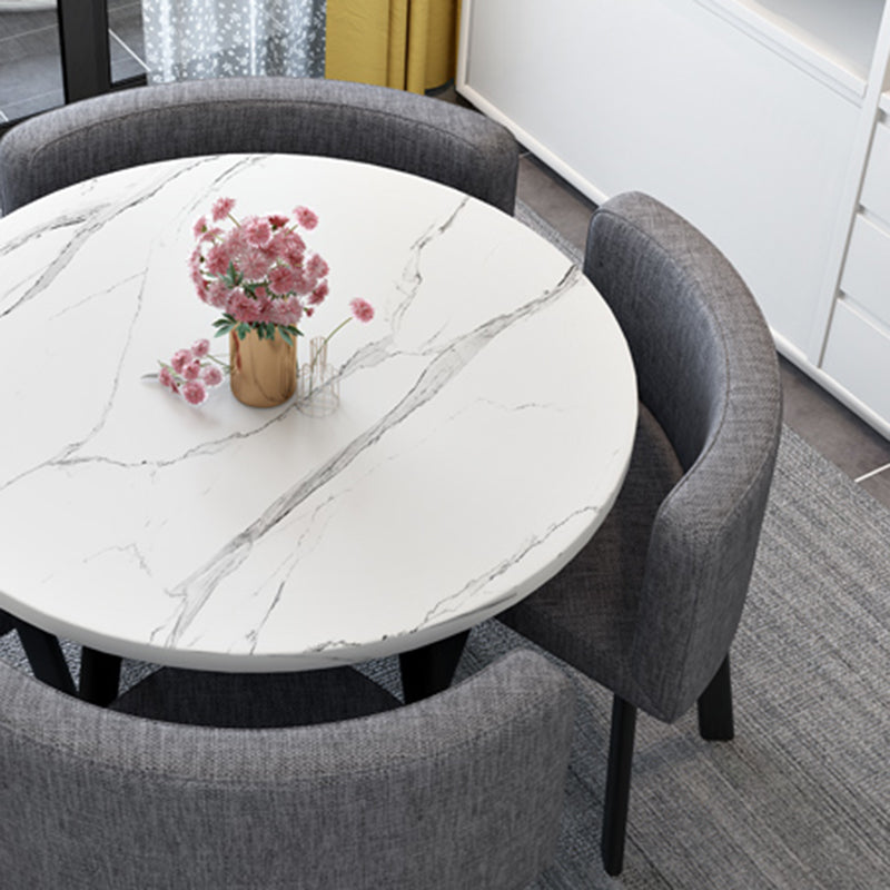 Tavolo da pranzo in legno moderno set da 5 pezzi set da pranzo per uso domestico