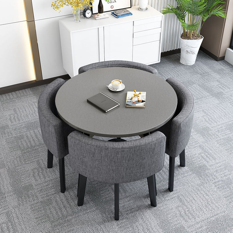 Tavolo da pranzo in legno moderno set da 5 pezzi set da pranzo per uso domestico