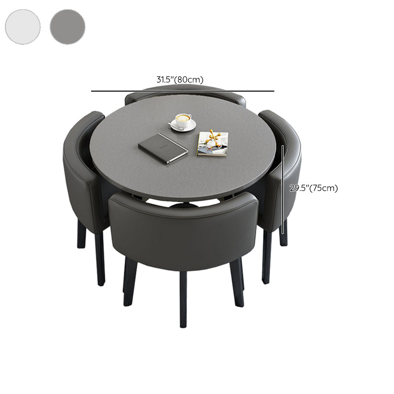 Tavolo da pranzo in legno moderno set da 5 pezzi set da pranzo per uso domestico