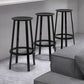 Contemporary Indoor Bar Stool Swivel Bar Stool with Footrest Clearhalo 'Bar Furniture' 'Bar Stools' 'bar_stools' 'furn' 'furn_bar_stools' 'Furniture' 'Kitchen & Dining Furniture' 7389432