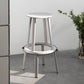 Contemporary Indoor Bar Stool Swivel Bar Stool with Footrest Clearhalo 'Bar Furniture' 'Bar Stools' 'bar_stools' 'furn' 'furn_bar_stools' 'Furniture' 'Kitchen & Dining Furniture' 7389434