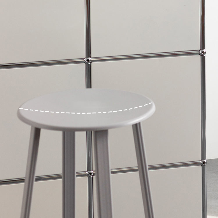 Contemporary Indoor Bar Stool Swivel Bar Stool with Footrest Clearhalo 'Bar Furniture' 'Bar Stools' 'bar_stools' 'furn' 'furn_bar_stools' 'Furniture' 'Kitchen & Dining Furniture' 7389442