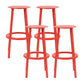 Contemporary Indoor Bar Stool Swivel Bar Stool with Footrest Red 4 Piece Set Bar Stool(30"H) Clearhalo 'Bar Furniture' 'Bar Stools' 'bar_stools' 'furn' 'furn_bar_stools' 'Furniture' 'Kitchen & Dining Furniture' 7389443