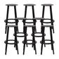 Contemporary Indoor Bar Stool Swivel Bar Stool with Footrest Black 8 Piece Set Bar Stool(30"H) Clearhalo 'Bar Furniture' 'Bar Stools' 'bar_stools' 'furn' 'furn_bar_stools' 'Furniture' 'Kitchen & Dining Furniture' 7389458