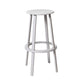 Contemporary Indoor Bar Stool Swivel Bar Stool with Footrest Grey 1 Piece Bar Stool(30"H) Clearhalo 'Bar Furniture' 'Bar Stools' 'bar_stools' 'furn' 'furn_bar_stools' 'Furniture' 'Kitchen & Dining Furniture' 7389464