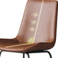 Leather Contemporary Counter & Bar Stools Matte Finish Indoor Stools with Metal Frame Clearhalo 'Bar Furniture' 'Bar Stools' 'bar_stools' 'furn' 'furn_bar_stools' 'Furniture' 'Kitchen & Dining Furniture' 7389483