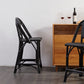 Black Wicker Counter Stools Contemporary Indoor Stools with Wood Frame Clearhalo 'Bar Furniture' 'Bar Stools' 'bar_stools' 'furn' 'furn_bar_stools' 'Furniture' 'Kitchen & Dining Furniture' 7389531