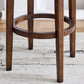 Modern Style Counter Stool Rubberwood Wood Armless Barstool with Footrest Clearhalo 'Bar Furniture' 'Bar Stools' 'bar_stools' 'furn' 'furn_bar_stools' 'Furniture' 'Kitchen & Dining Furniture' 7389553