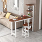 Metal Frame Contemporary Pub Table Matte Finish Manufactured Wood Bar Table Clearhalo 'Bar Furniture' 'Bar Tables' 'bar_tables' 'furn' 'furn_bar_tables' 'Furniture' 'Kitchen & Dining Furniture' 7389573