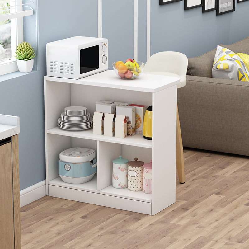 Matte Finish Pub Table Manufactured Wood Indoor Bistro Table White Without Chairs Clearhalo 'Bar Furniture' 'Bar Tables' 'bar_tables' 'furn' 'furn_bar_tables' 'Furniture' 'Kitchen & Dining Furniture' 7389590