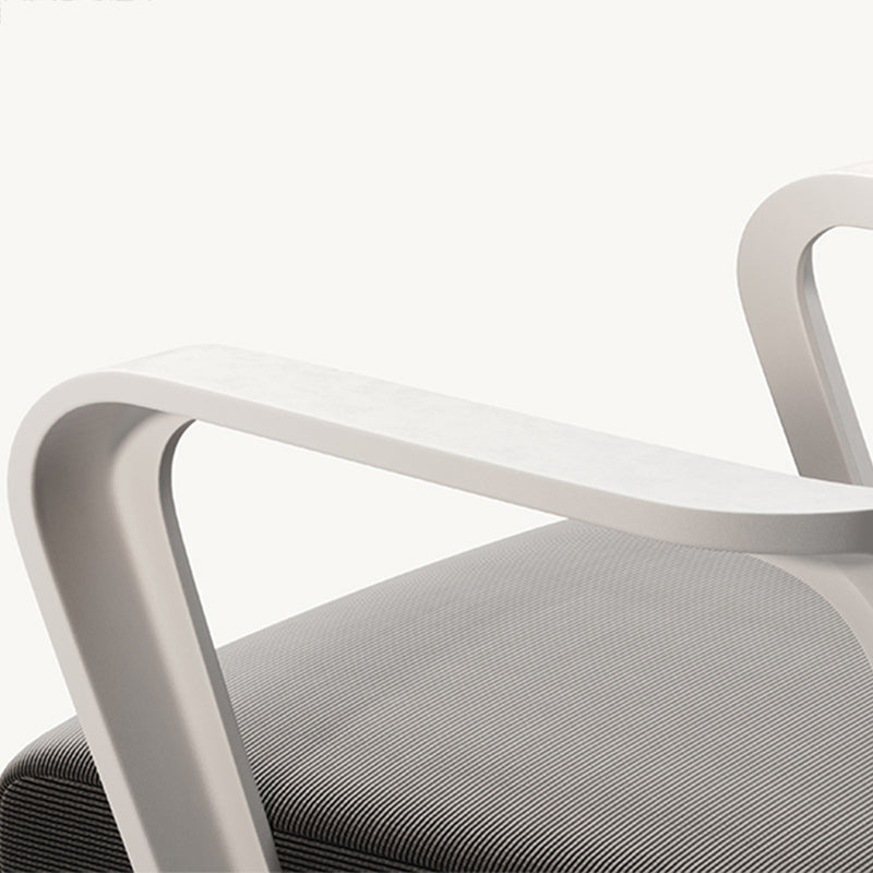 Modern Office Chair Fixed Arms Adjustable Seat Height Chair with Wheels Clearhalo 'furn' 'furn_office_chair' 'Furniture' 'Office Chairs' 'Office Furniture' 'office_chair' 7390064