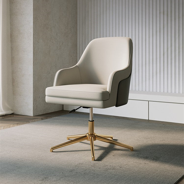 Chaise de bureau moderne Hauteur de siège réglable chaise pivotante sans bras