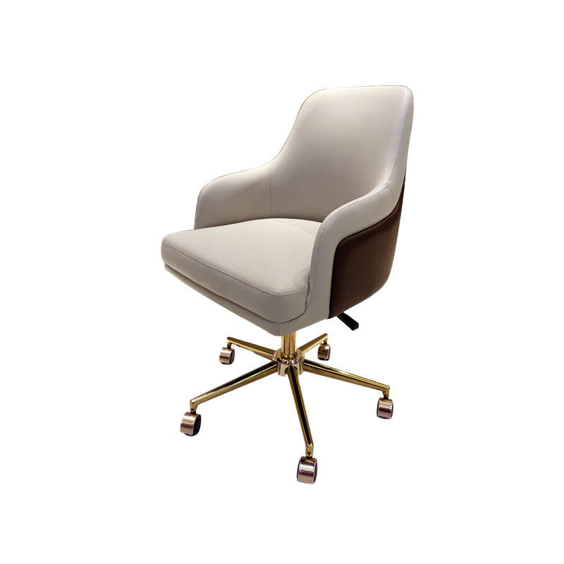 Chaise de bureau moderne Hauteur de siège réglable chaise pivotante sans bras