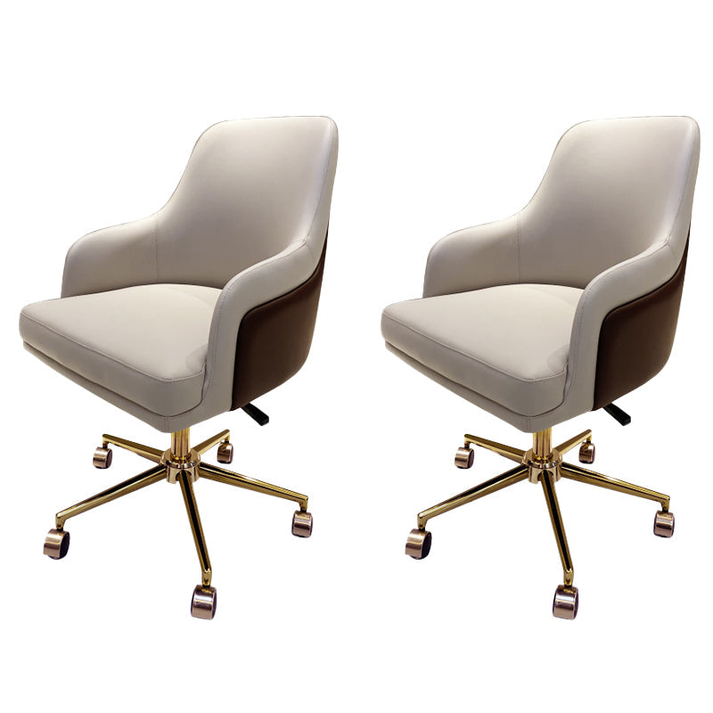 Chaise de bureau moderne Hauteur de siège réglable chaise pivotante sans bras