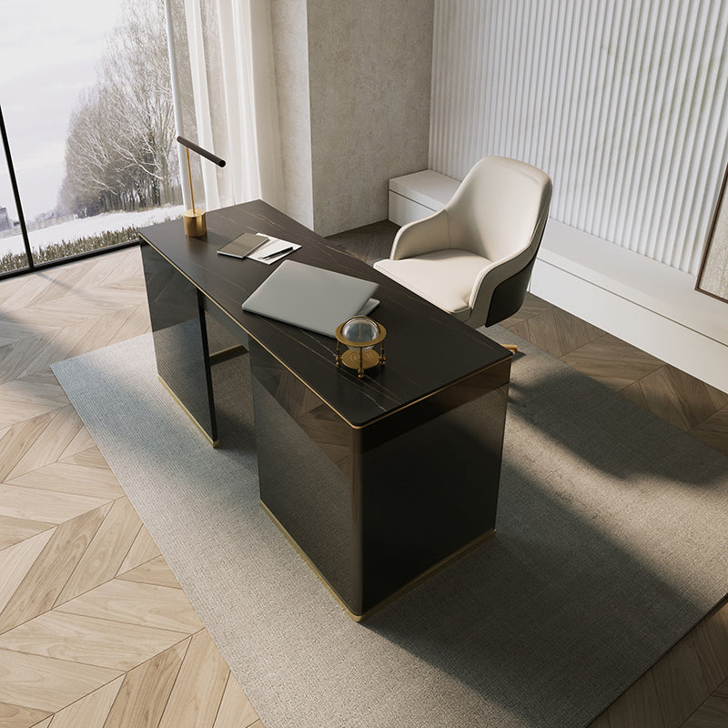 Chaise de bureau moderne Hauteur de siège réglable chaise pivotante sans bras