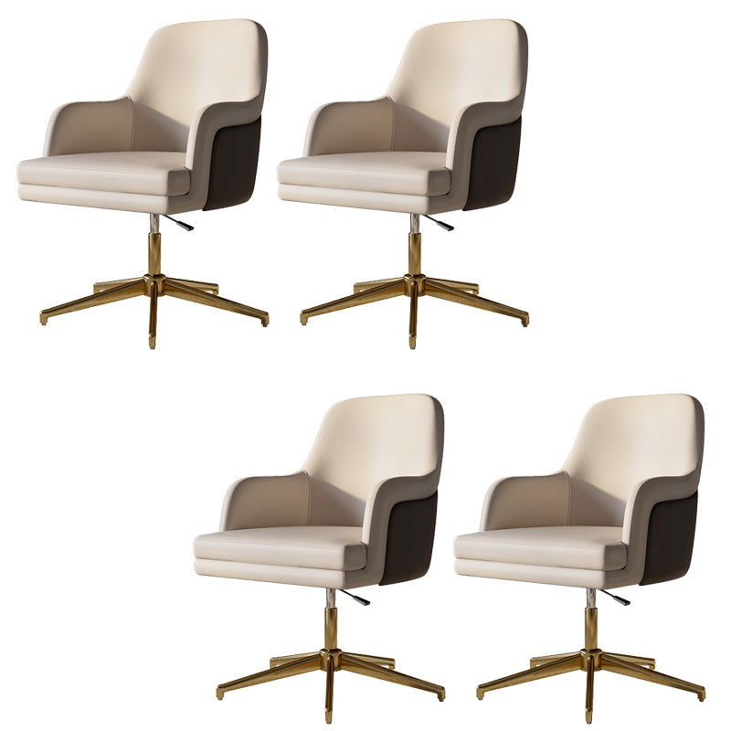 Chaise de bureau moderne Hauteur de siège réglable chaise pivotante sans bras